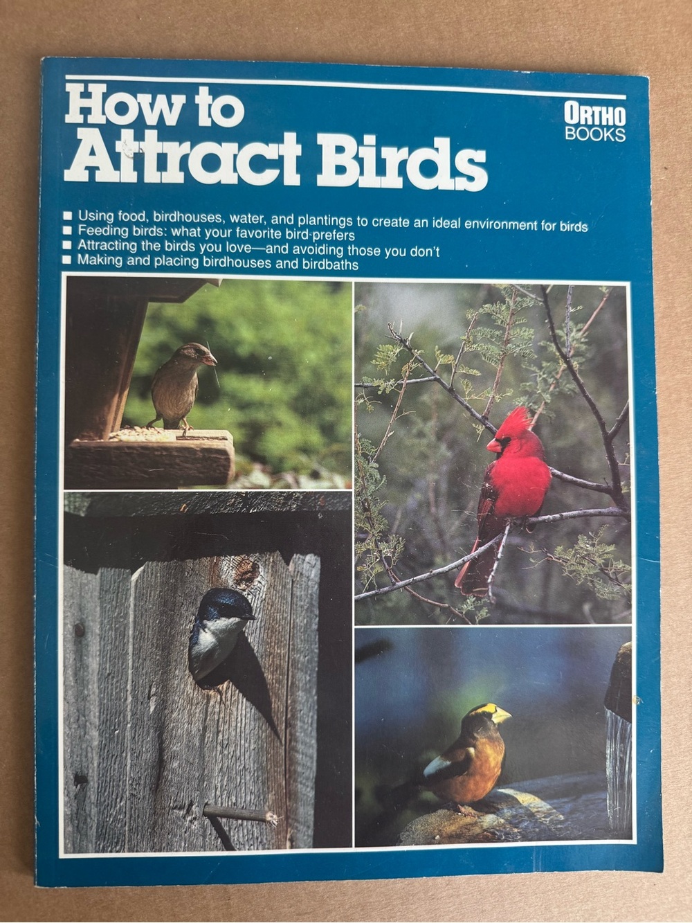 Ortho How to Attract Birds Book - Blue Cover